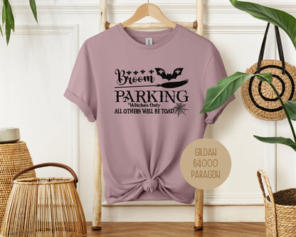 Broom Parking Witches Only All Others Will Be Toad Shirt