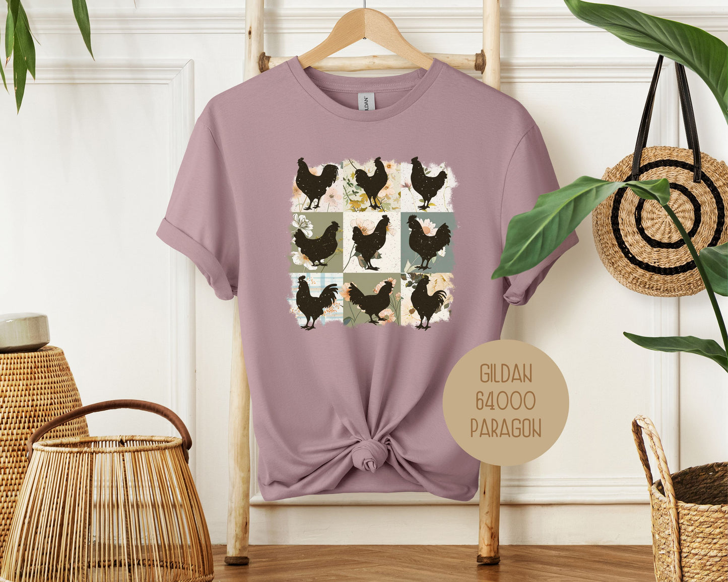 Cute Boho Chickens Shirt