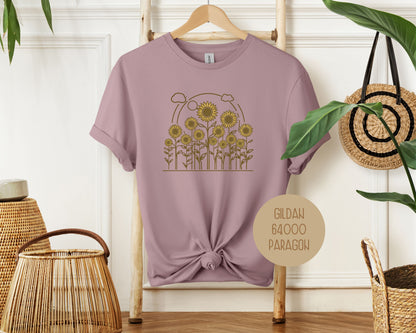 Vintage Sunflower Cottagecore Shirt