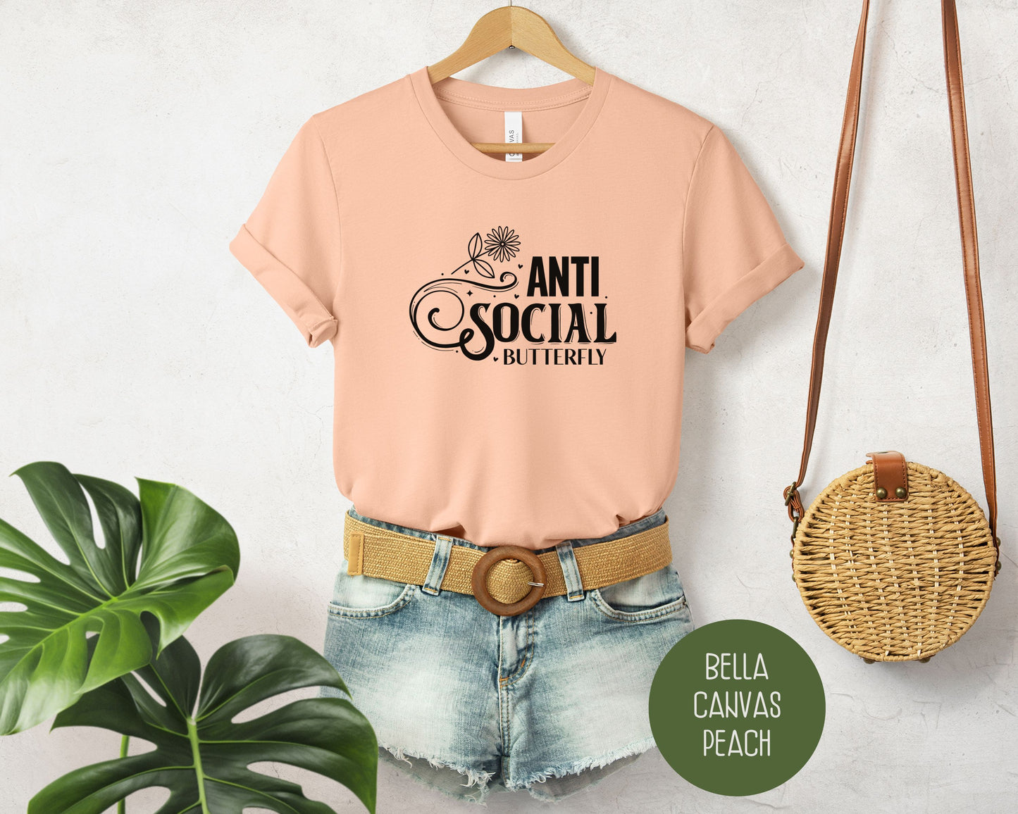 Anti Social Butterfly Social Anxiety Shirt