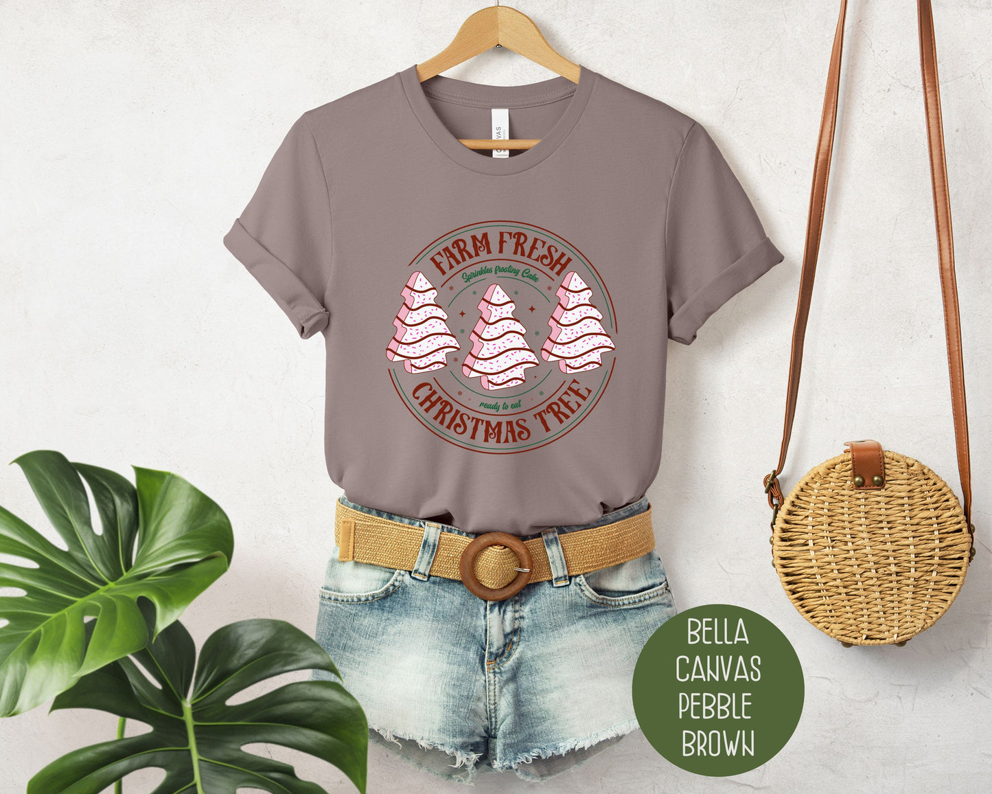 Farm Fresh Christmas Tree Cake Holiday Shirt