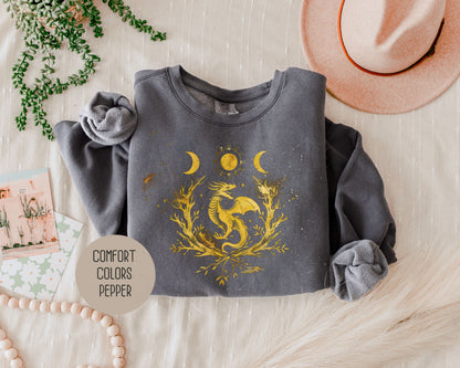 Moon Dragon Comfort Colors Sweatshirt