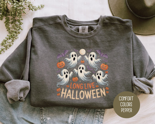 Long Live Halloween Comfort Colors Sweatshirt