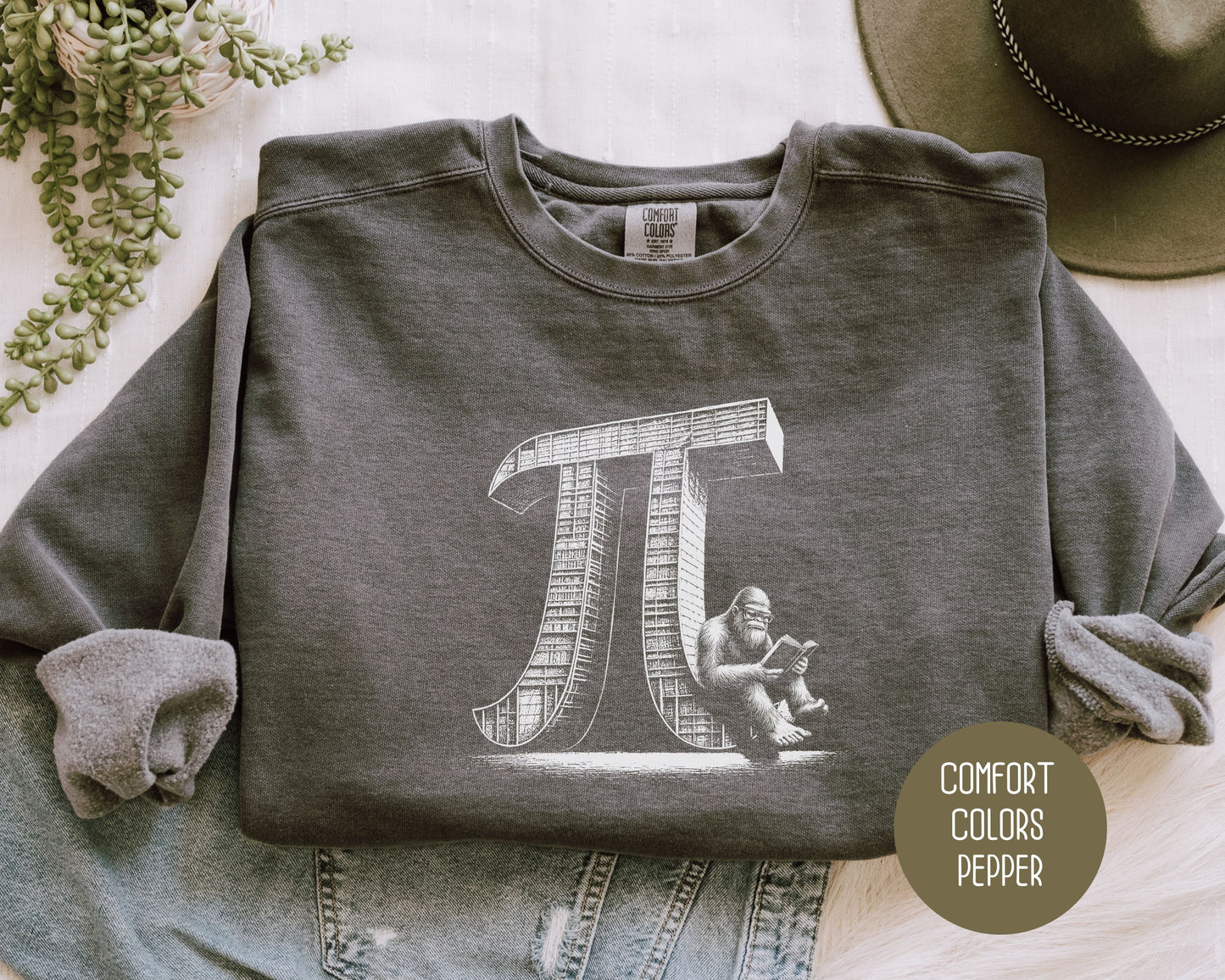 Pi Day Bigfoot Sweatshirt Sweatshirt  CreativeSpecialTs