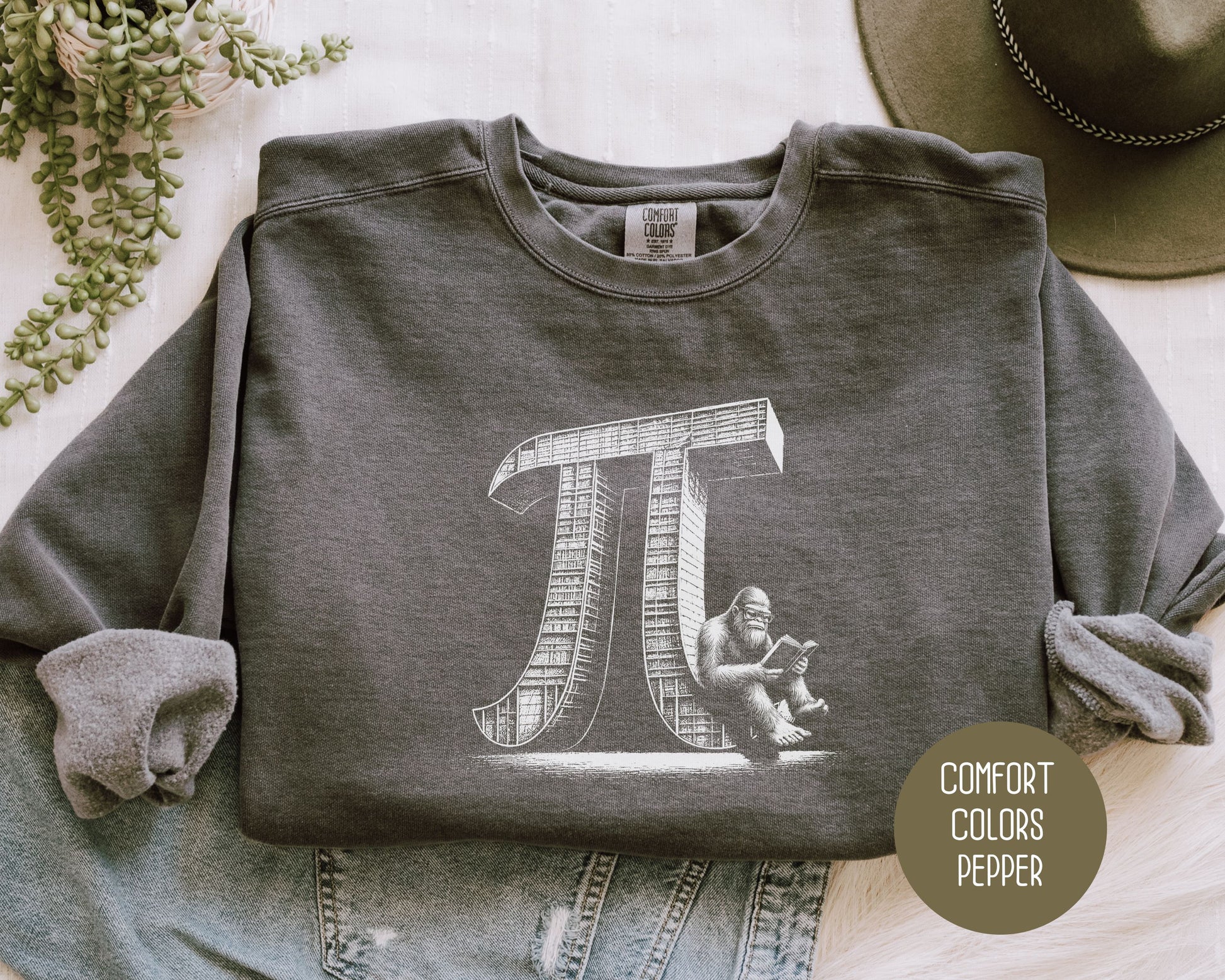 Pi Day Bigfoot Sweatshirt Sweatshirt  CreativeSpecialTs