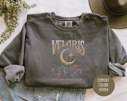 Vintage Velaris City of Starlight Comfort Colors Sweatshirt