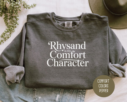 Rhysand is My Comfort Character Comfort Colors Sweatshirt