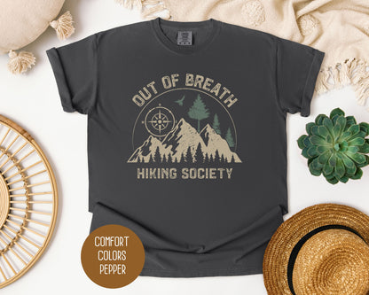 Out of Breath Hiking Society Shirt