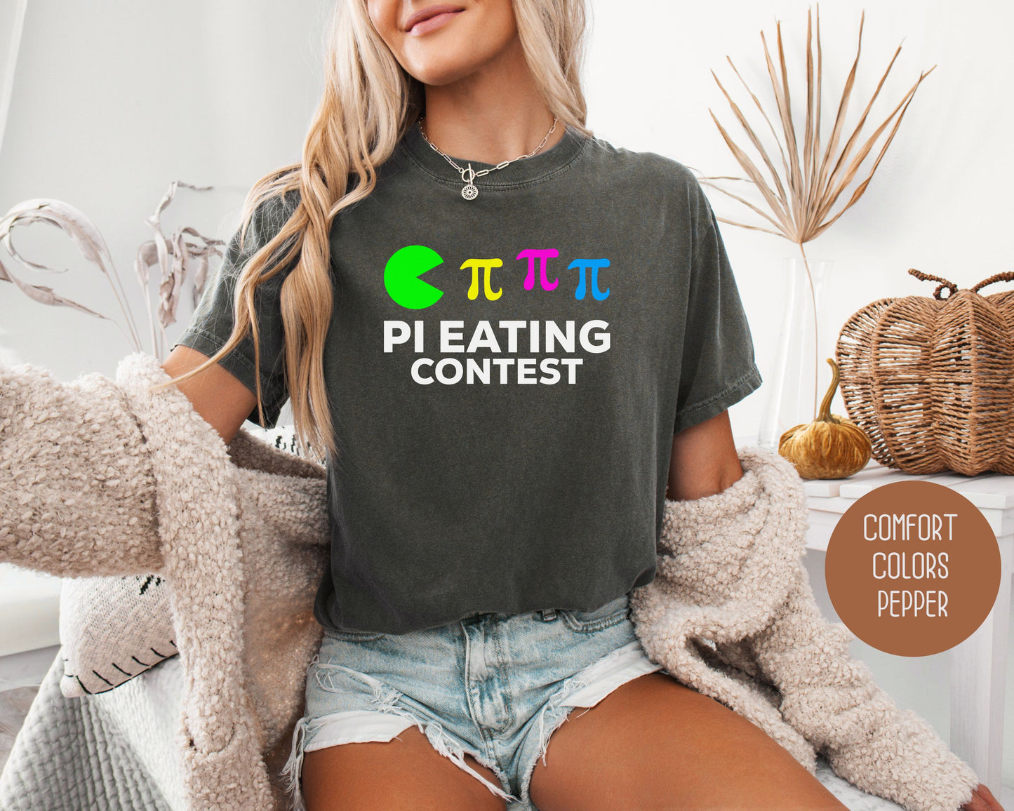 Pi Day Pi Eating Contest Comfort Colors Shirt CreativeSpecialTs  Printify