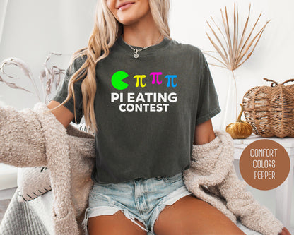 Pi Day Pi Eating Contest Comfort Colors Shirt CreativeSpecialTs  Printify