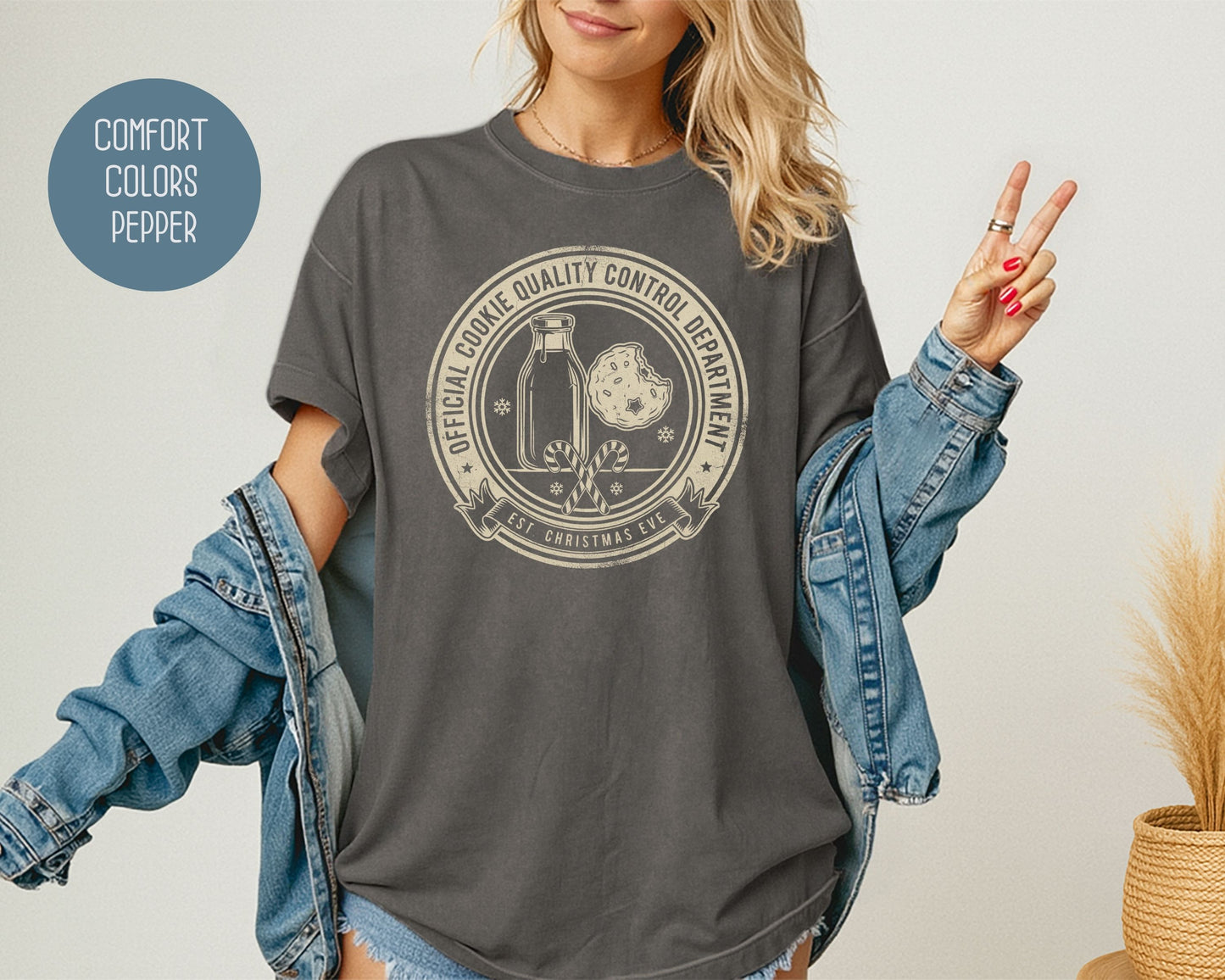 Official Cookie Quality Control Department Comfort Colors Shirt T-Shirt  CreativeSpecialTs