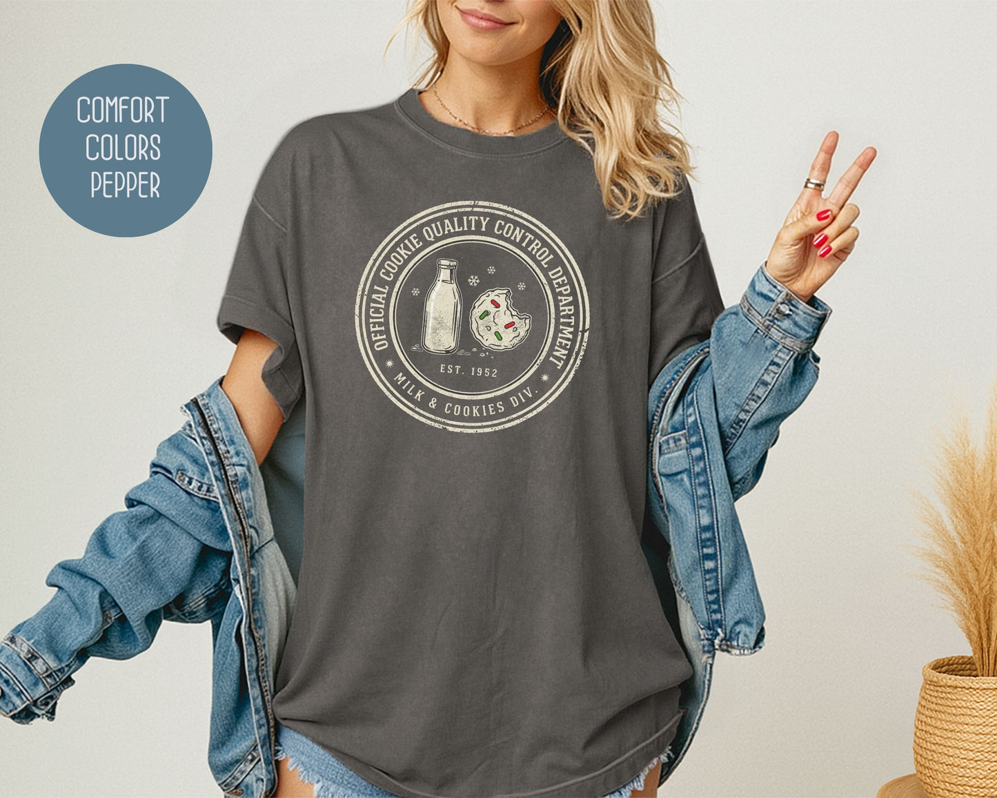 Official Cookie Quality Control Department Comfort Colors Shirt T-Shirt  CreativeSpecialTs