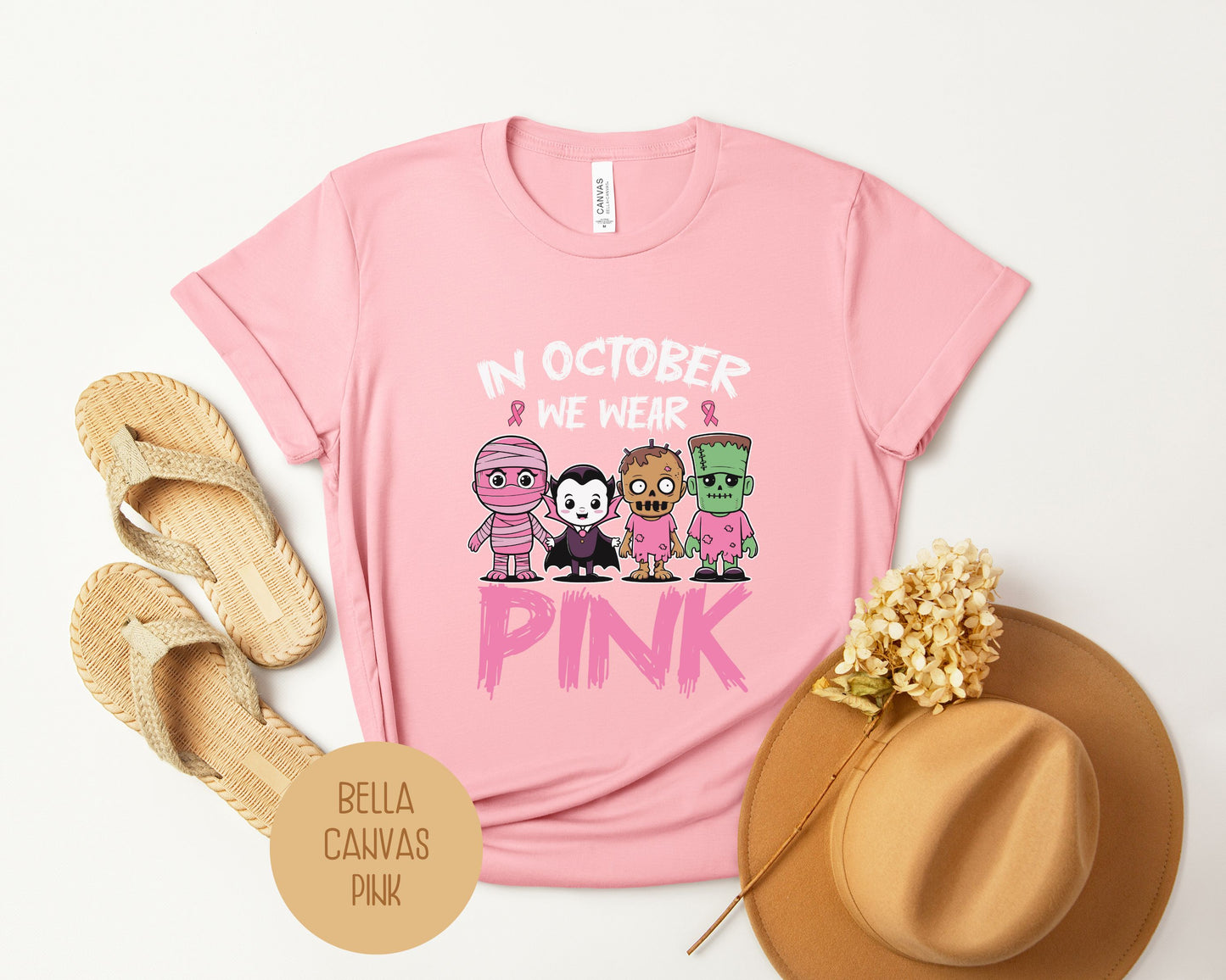 In October We Wear Pink Shirt