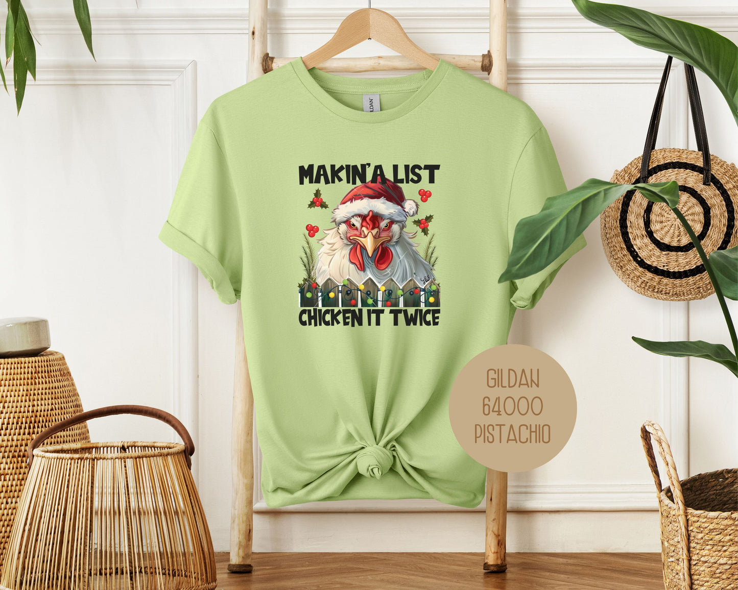 Making a List Chicken It Twice Shirt