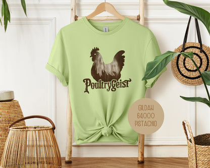 Poultrygeist Chicken Lover Retro Halloween Shirt