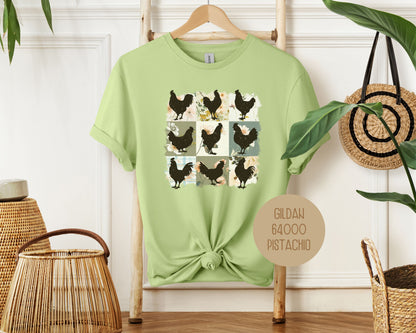 Cute Boho Chickens Shirt