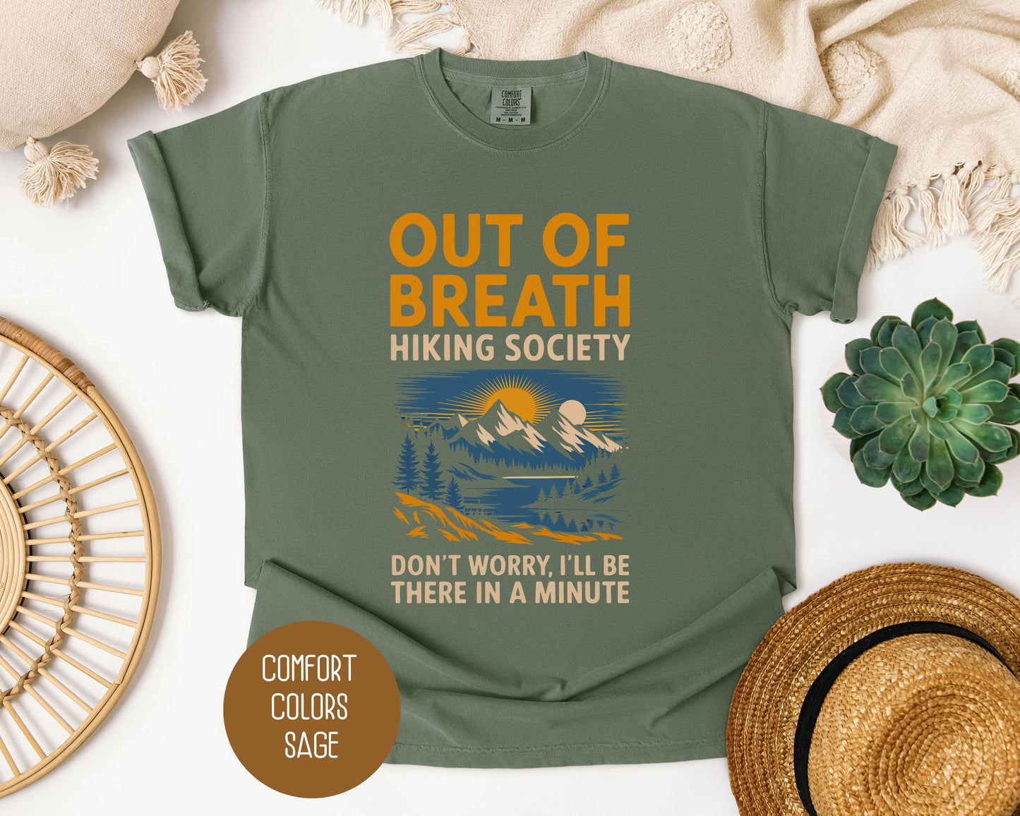 Out of Breath Hiking Society Shirt