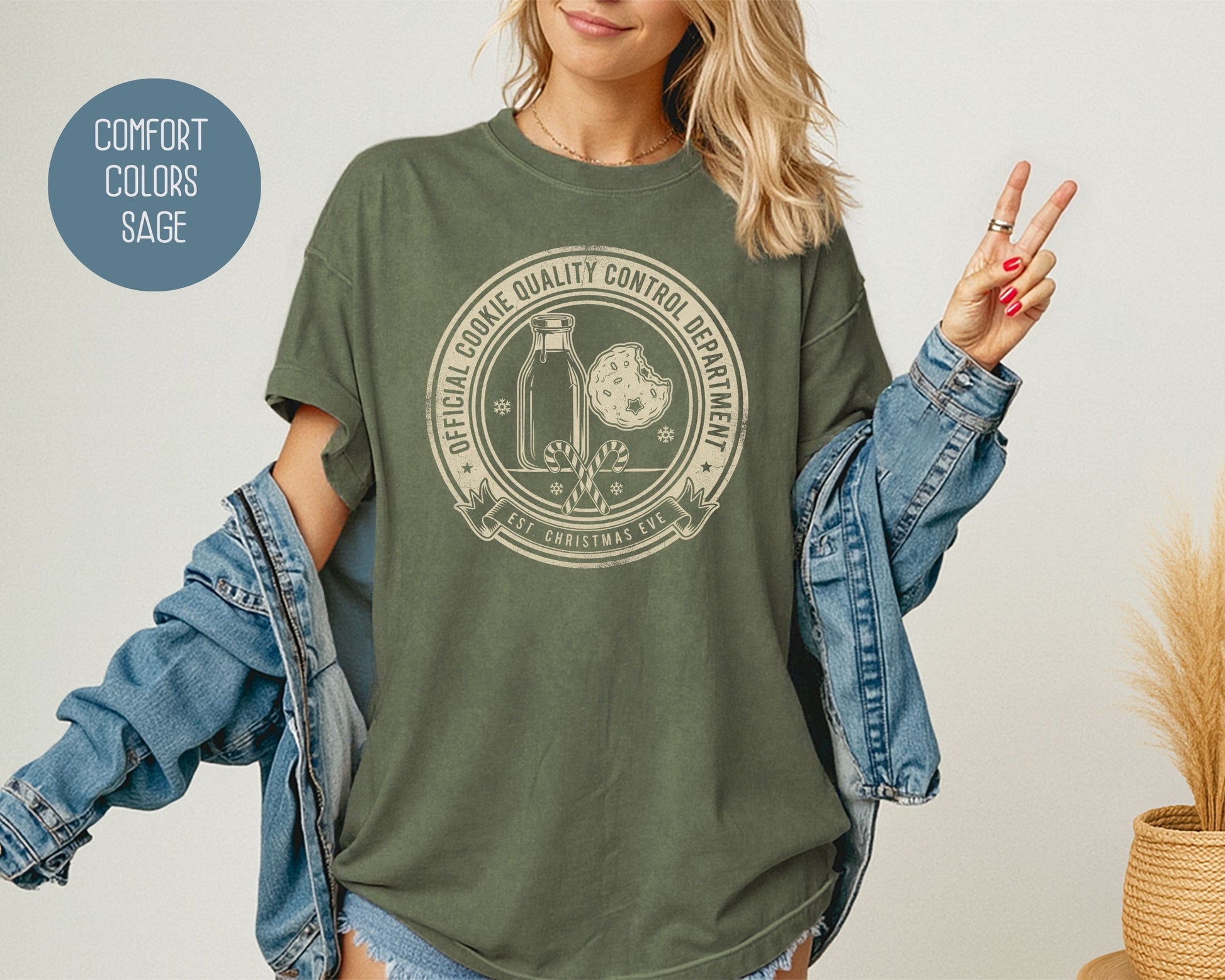 Official Cookie Quality Control Department Comfort Colors Shirt T-Shirt  CreativeSpecialTs