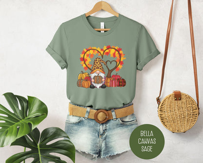 Fall Gnomes Pumpkin Shirt