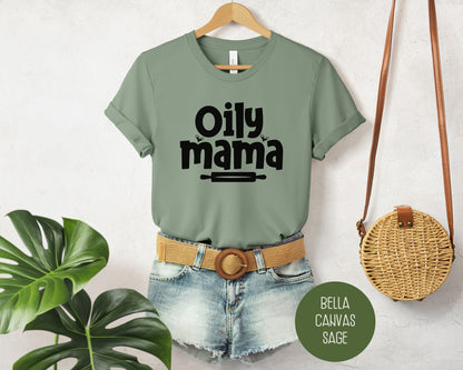 Crunchy Oily Mama Essential Oil Lover Shirt