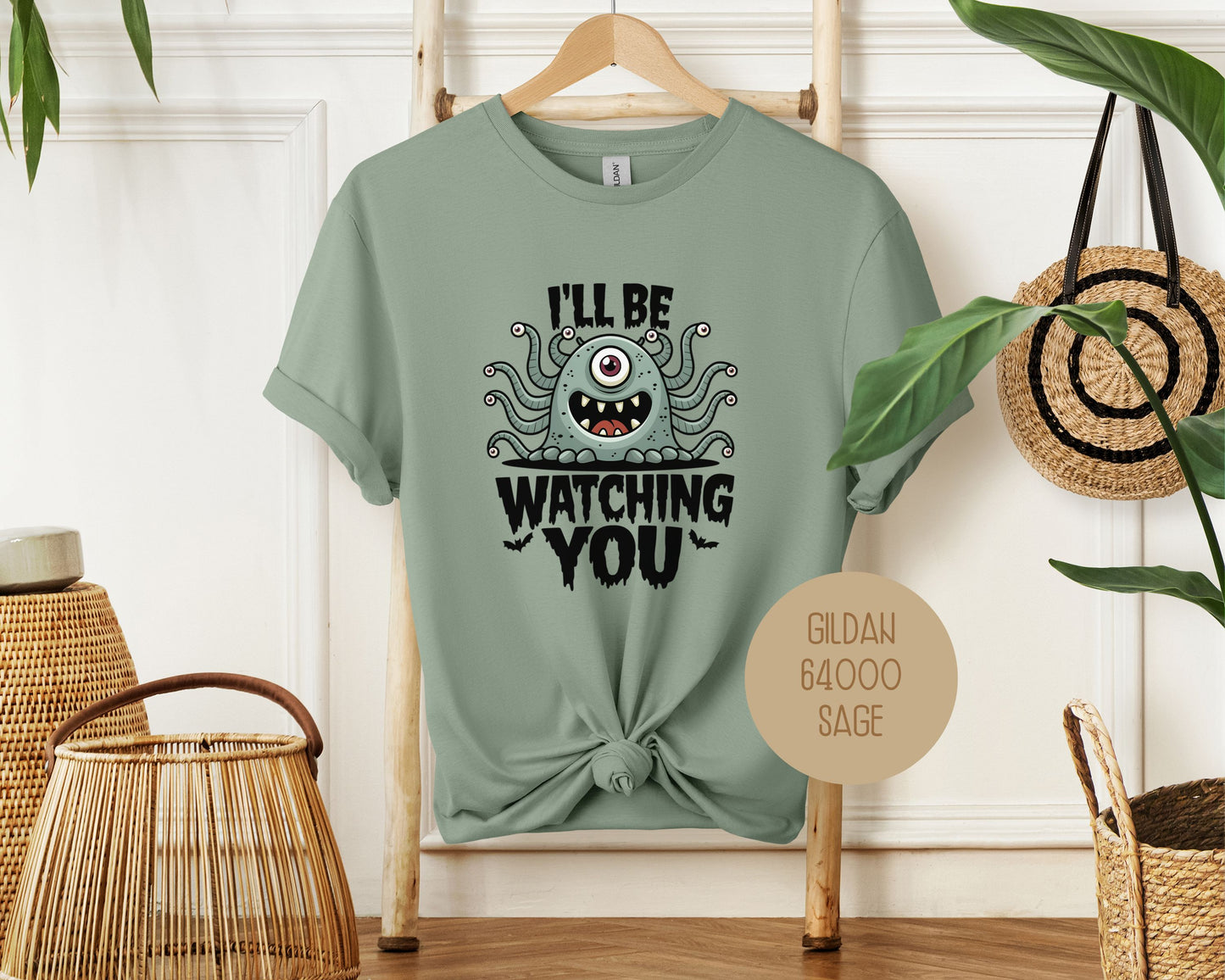 I'll Be Watching You Monster Halloween Shirt