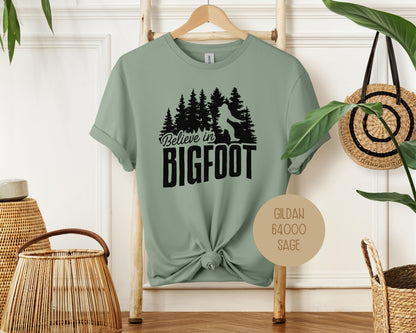 Believe in Bigfoot Shirt