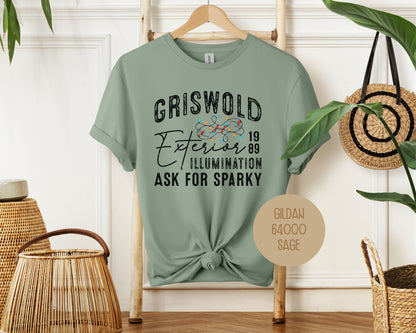 Griswold Exterior Illumination Ask For Sparky Shirt