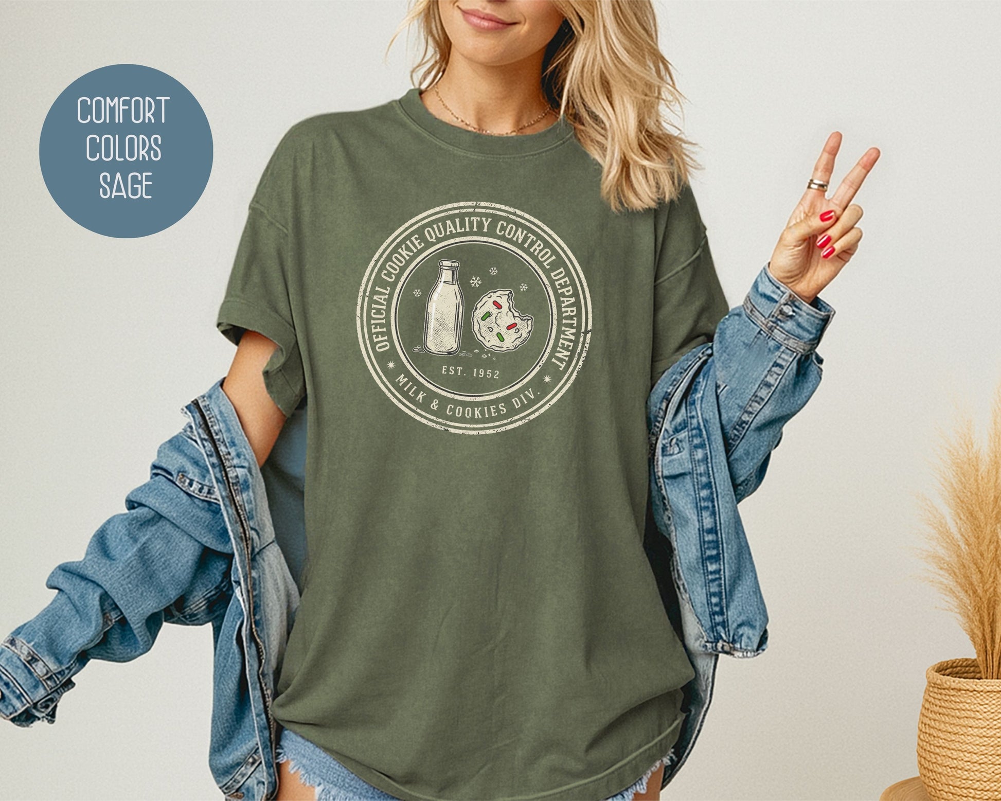 Official Cookie Quality Control Department Comfort Colors Shirt T-Shirt  CreativeSpecialTs