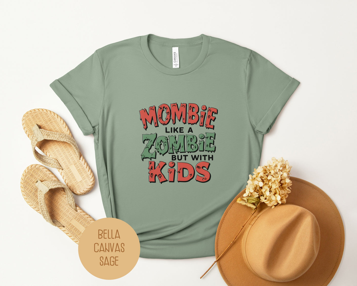 Mombie Like a Zombie But With Kids Shirt