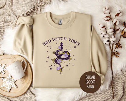 Bad Witch Vibes Halloween Sweatshirt