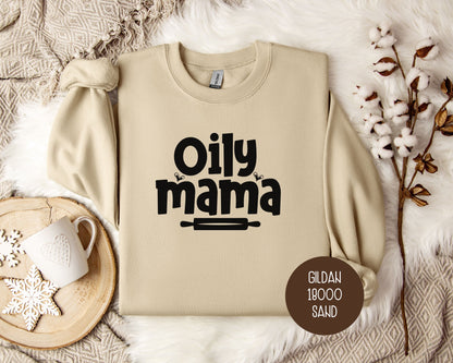 Crunchy Oily Mama Essential Oil Lover Sweatshirt