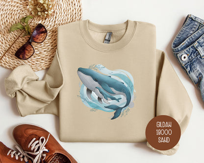 Cute Whale Animal Baby Sweatshirt