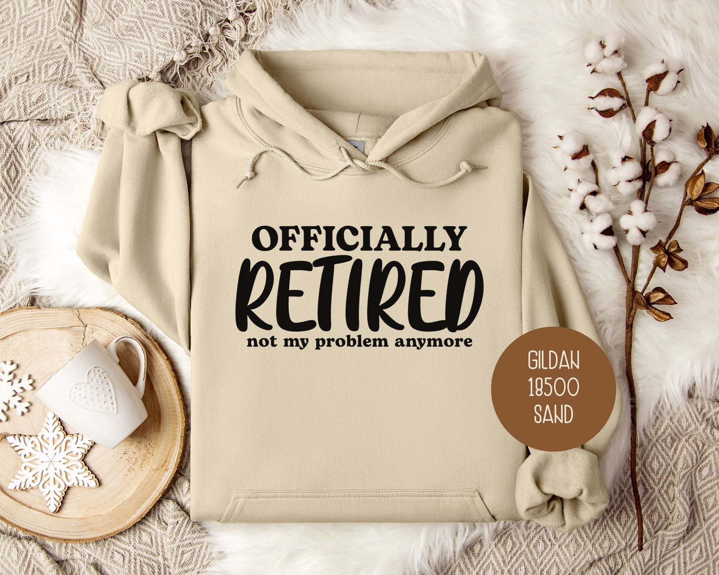 Officially Retired Not My Problem Anymore Hoodie
