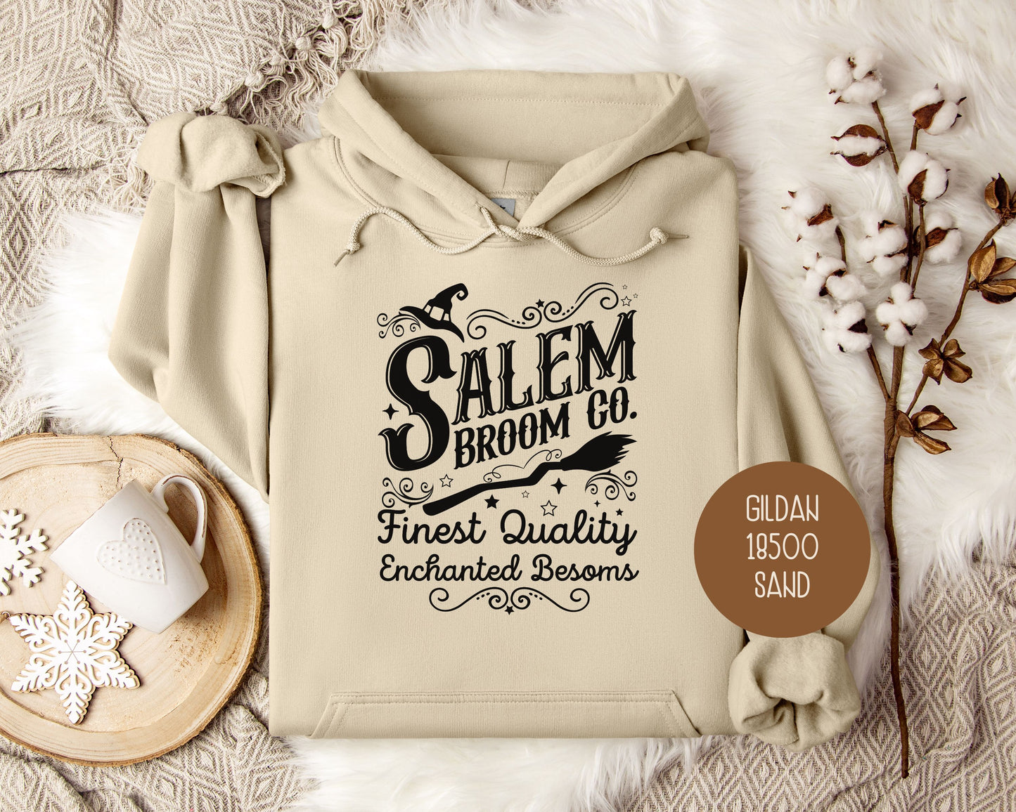 Salem Broom Company Witch Trials Hoodie