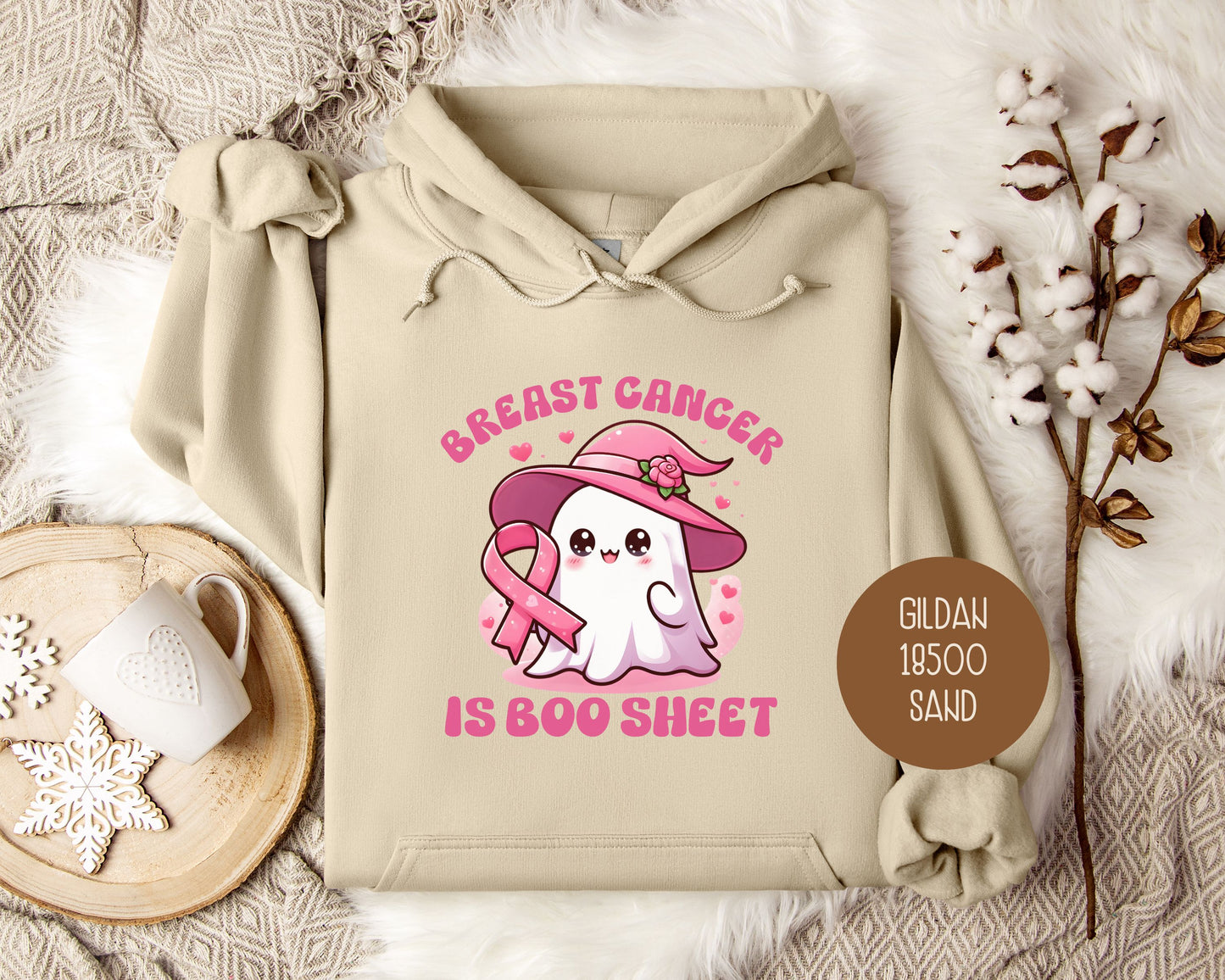 Breast Cancer Is Boo Sheet Hoodie