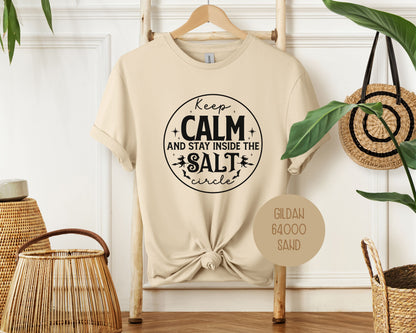 Keep Calm and Stay Inside Salt Circle Shirt