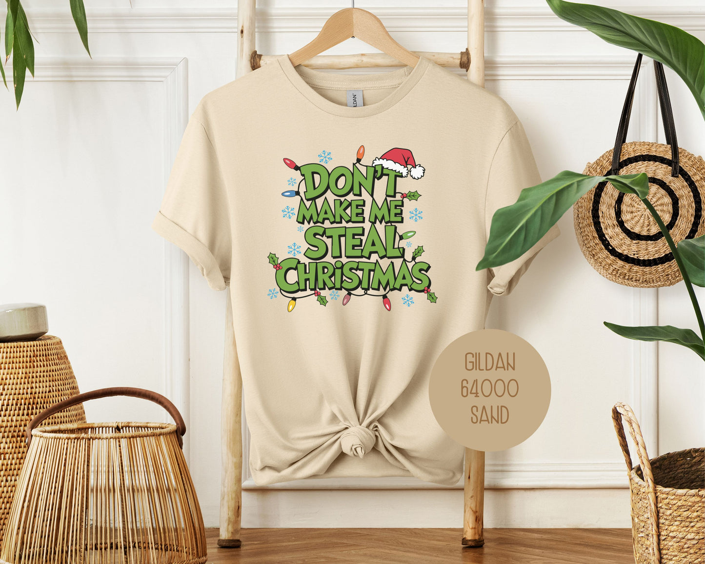 Don't Make Me Steal Christmas Shirt