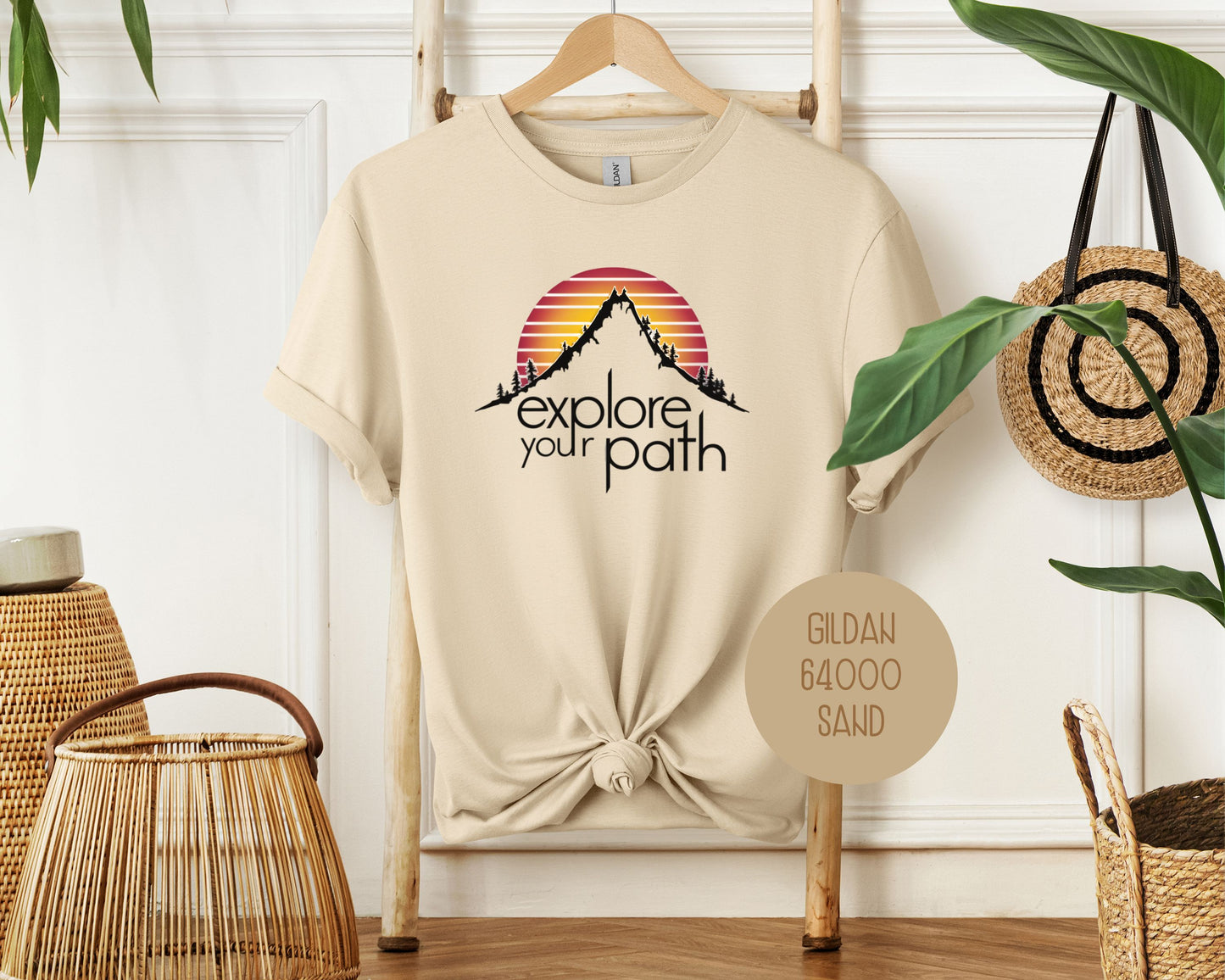 Explore Your Path Vintage Hiking Shirt