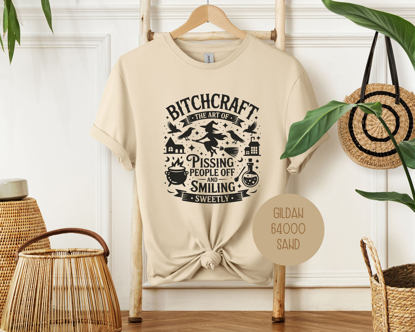 Bitchcraft: Art of Pissing People Off and Smiling Sweetly Shirt