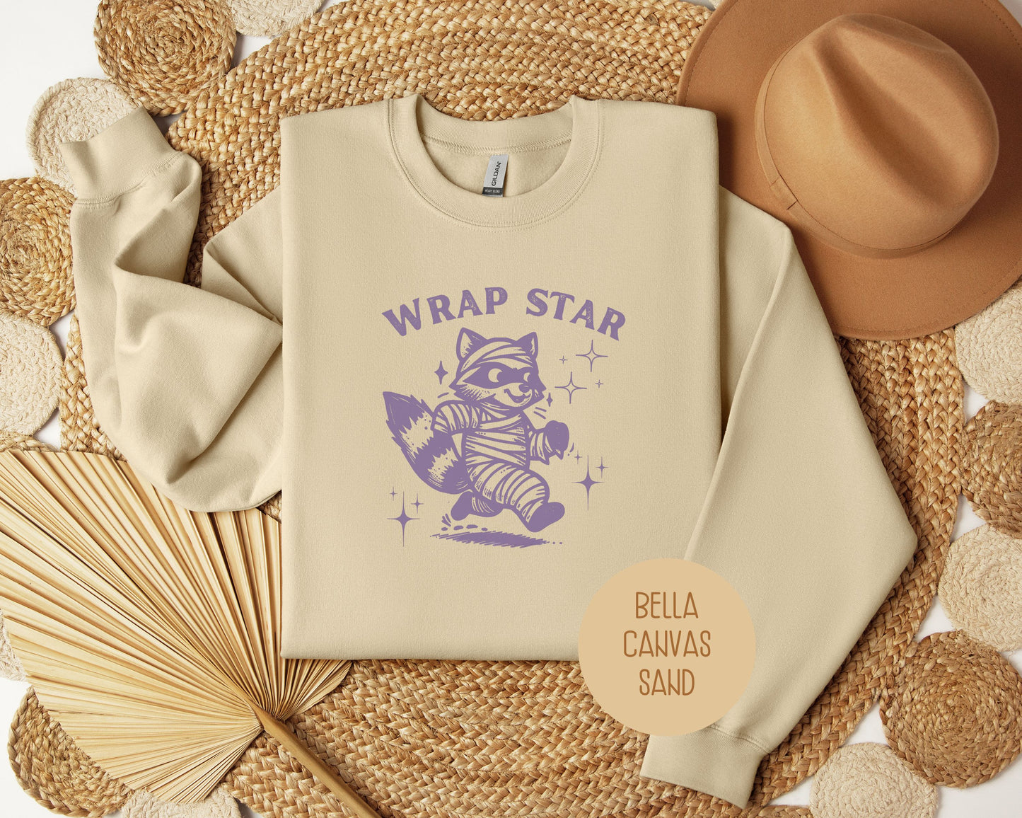 Wrap Star Mummy Raccoon Sweatshirt