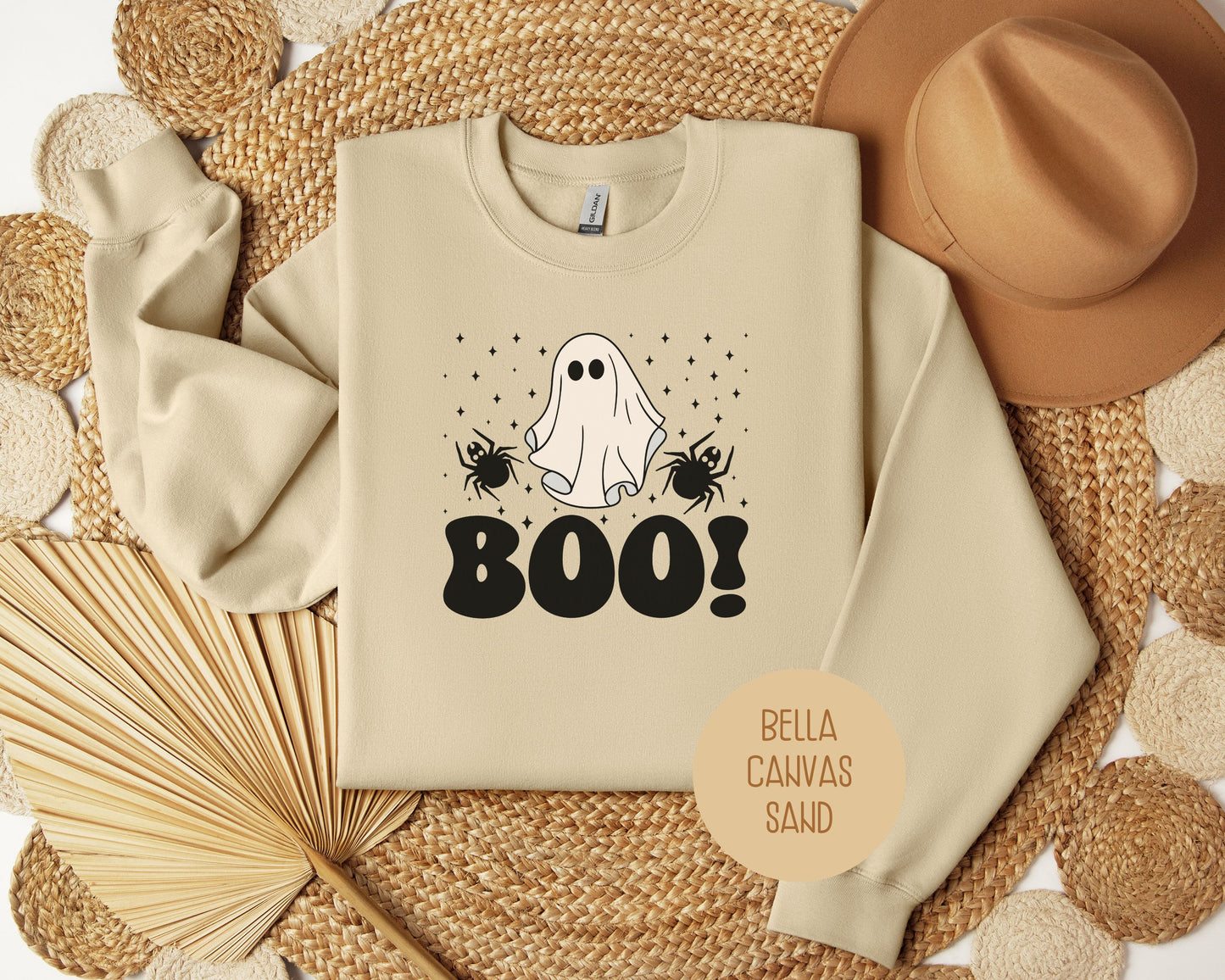 Ghost Boo Spiders Sweatshirt