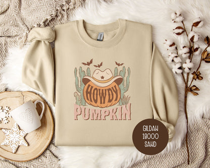 Howdy Pumpkin Western Sweatshirt