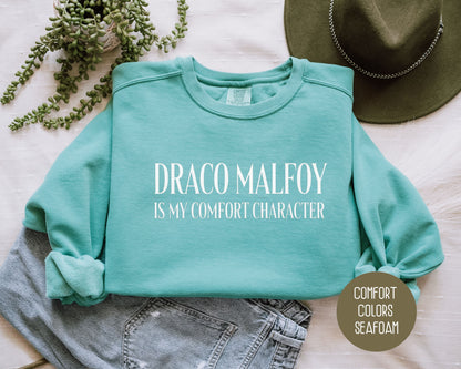 Draco Malfoy is My Comfort Character Comfort Colors Sweatshirt