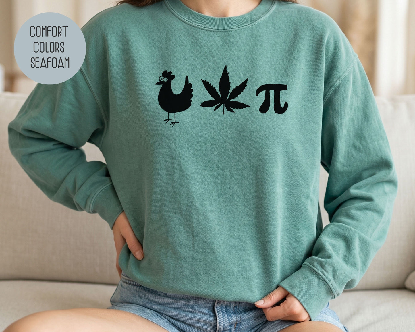 Chicken Pot Pie Comfort Colors Sweatshirt Sweatshirt  CreativeSpecialTs