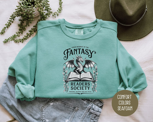 Proud Member of the Fantasy Readers Society Comfort Colors Sweatshirt