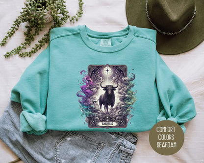 Taurus Zodiac Comfort Colors Sweatshirt