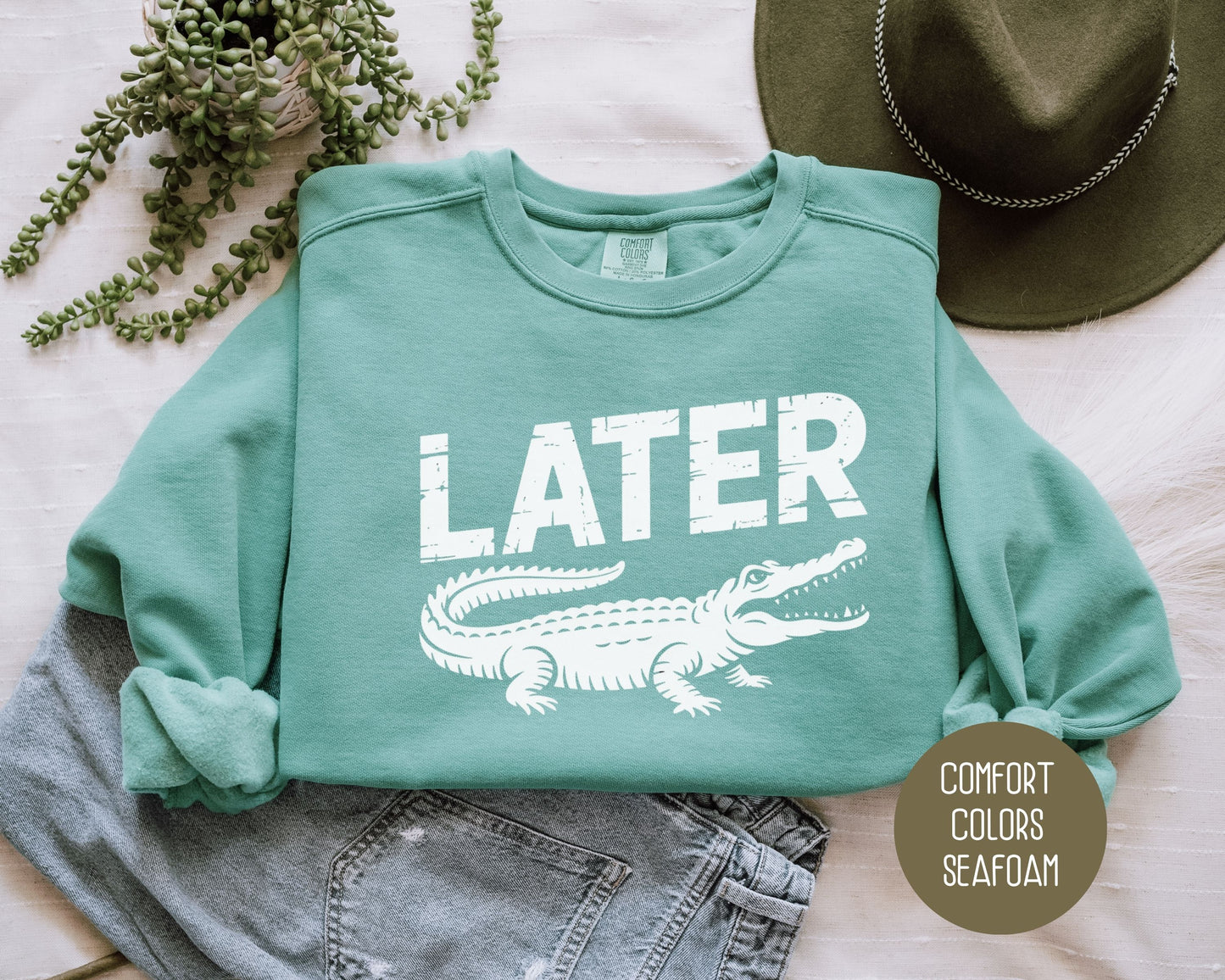 Lator Gator Comfort Colors Sweatshirt Sweatshirt  CreativeSpecialTs