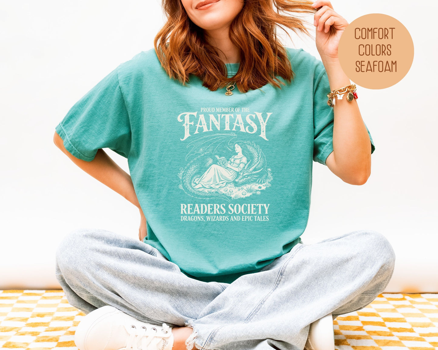 Proud Member of the Fantasy Readers Society Comfort Colors Shirt T-Shirt  CreativeSpecialTs