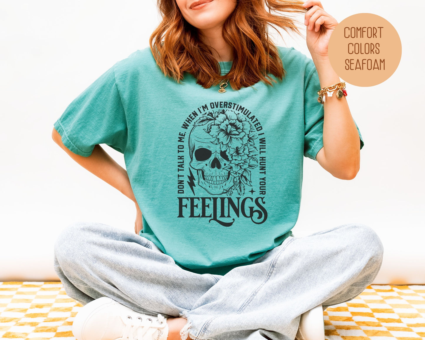 Don't Talk To Me When I'm Overstimulated Comfort Colors Shirt