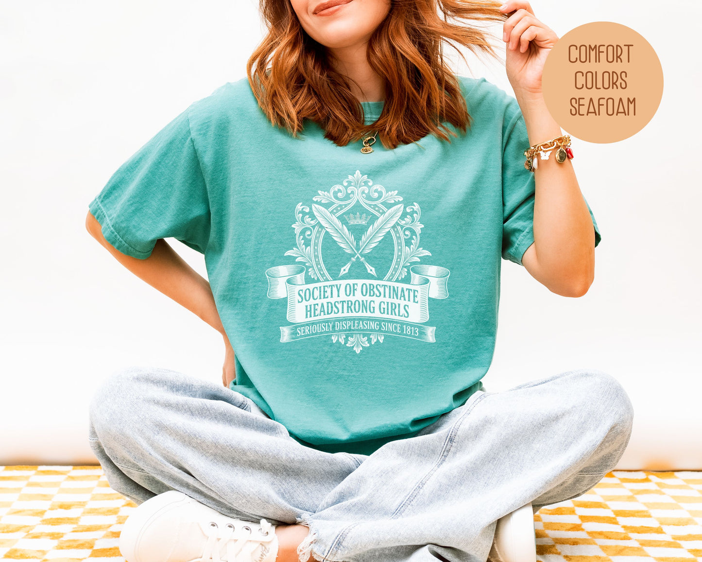 Society of Obstinate Headstrong Girls Comfort Colors Shirt T-Shirt  CreativeSpecialTs